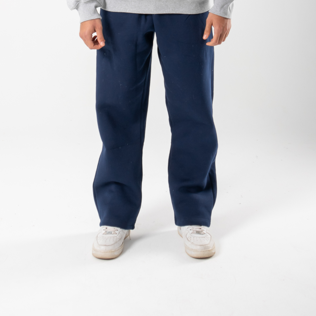 Straight Leg Sweatpants - Navy Blue