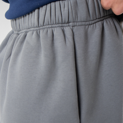 Straight Leg Sweatpants - Grey