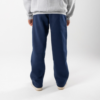 Straight Leg Sweatpants - Navy Blue