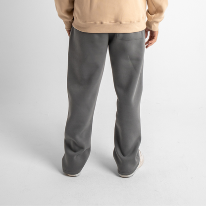 Relaxed Sweatpants Framed Pockets - Grey