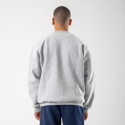 Drop Shoulder Sweatshirt - Light Grey