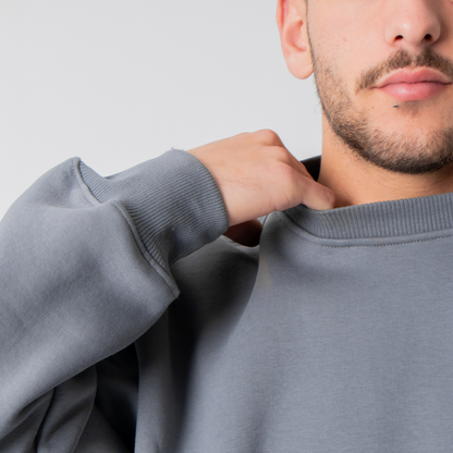 Drop Shoulder Sweatshirt - Grey