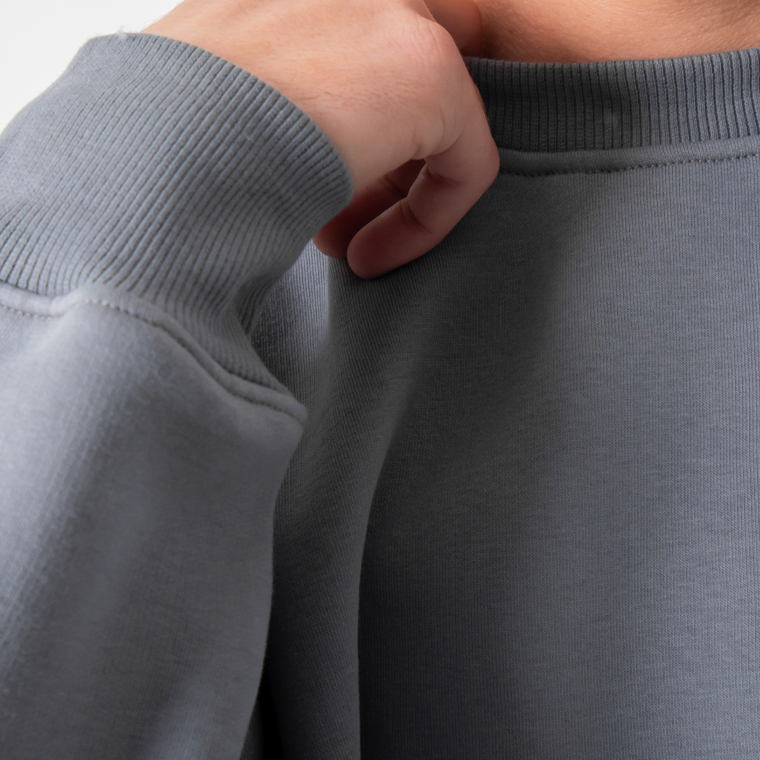 Drop Shoulder Sweatshirt - Grey