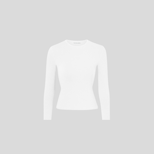 Long Sleeve Top - White